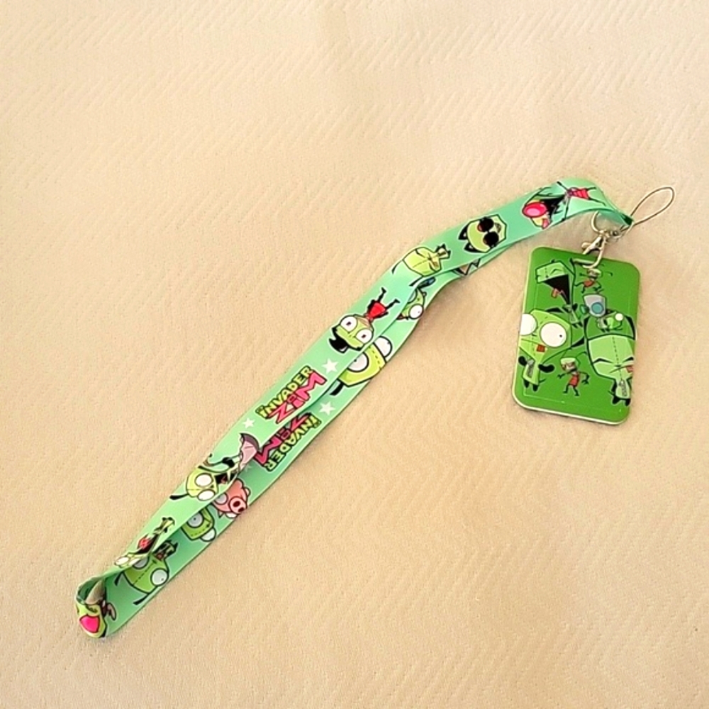 Invader ZIM Cartoon Keyfob, ID, Lanyard